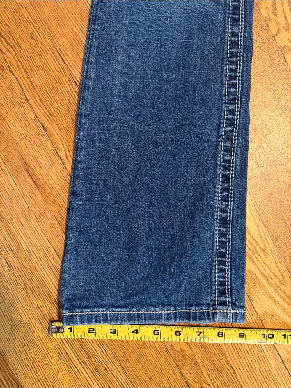 Women’s Miss Me Blue Embroidered Signature boot cut Pocket Jeans - Brand - Picture 11 of 16